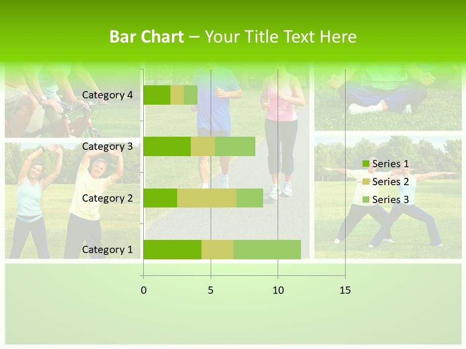 Family Mature Jog PowerPoint Template