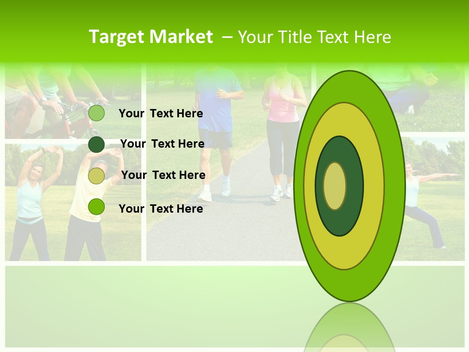 Family Mature Jog PowerPoint Template