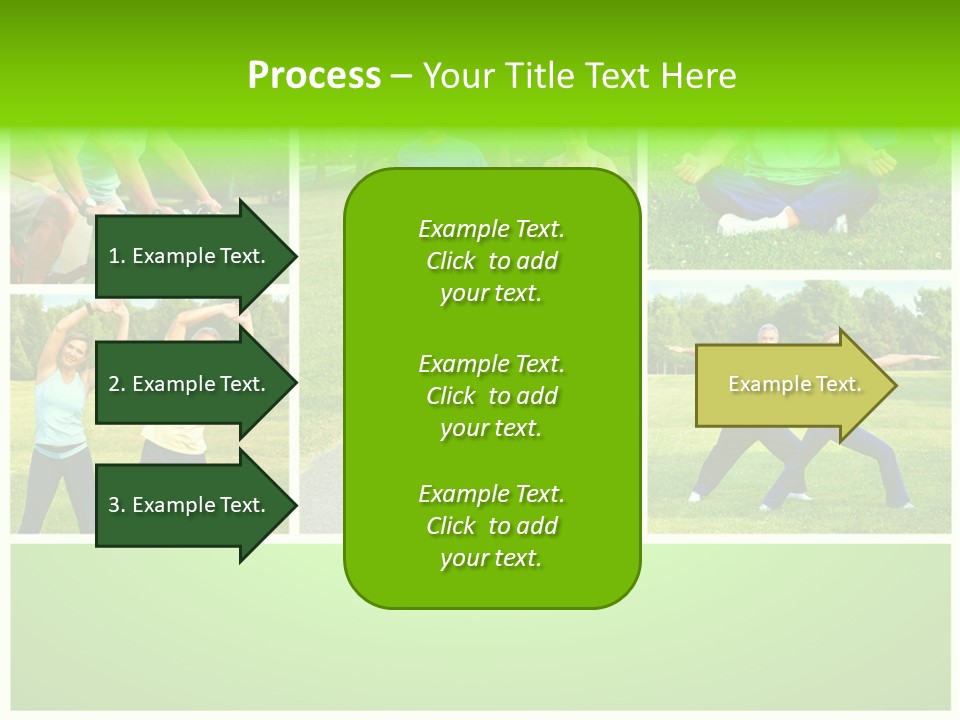 Family Mature Jog PowerPoint Template
