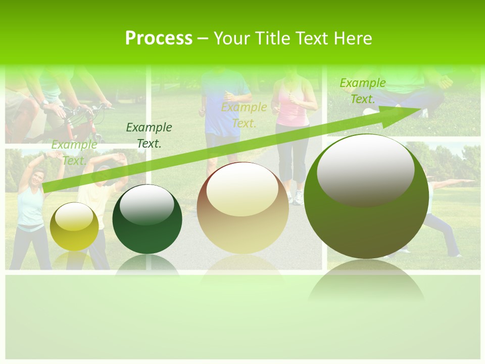 Family Mature Jog PowerPoint Template