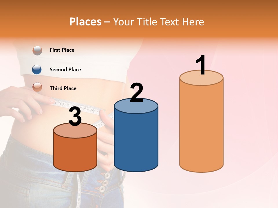 Thin Nutrition Waistline PowerPoint Template