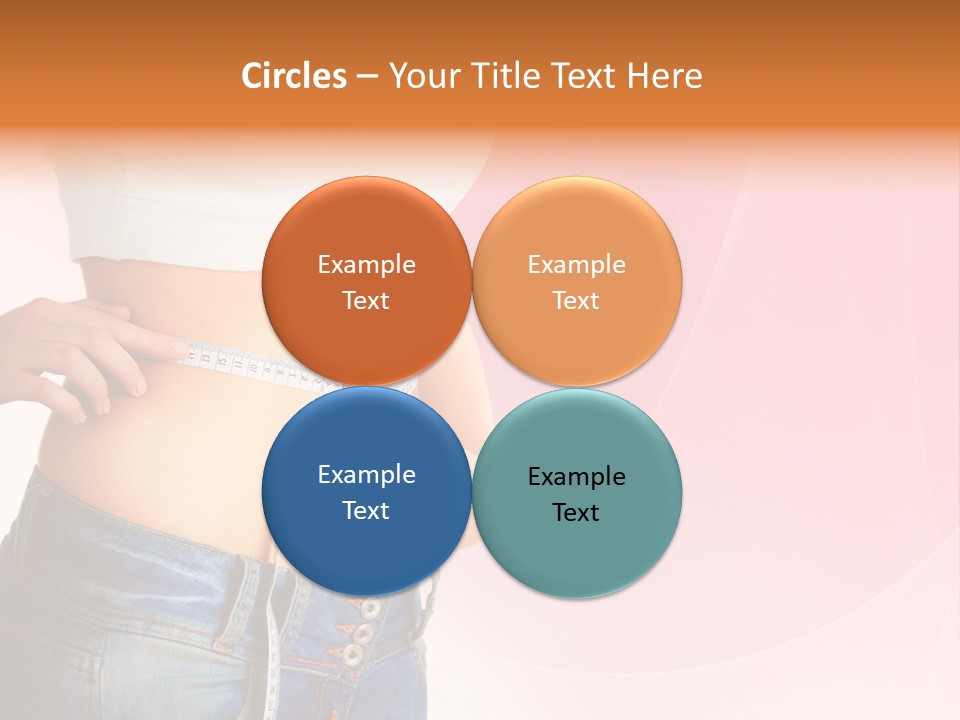 Thin Nutrition Waistline PowerPoint Template