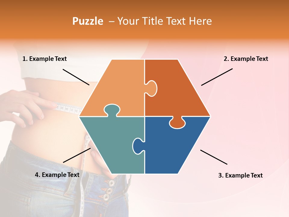 Thin Nutrition Waistline PowerPoint Template
