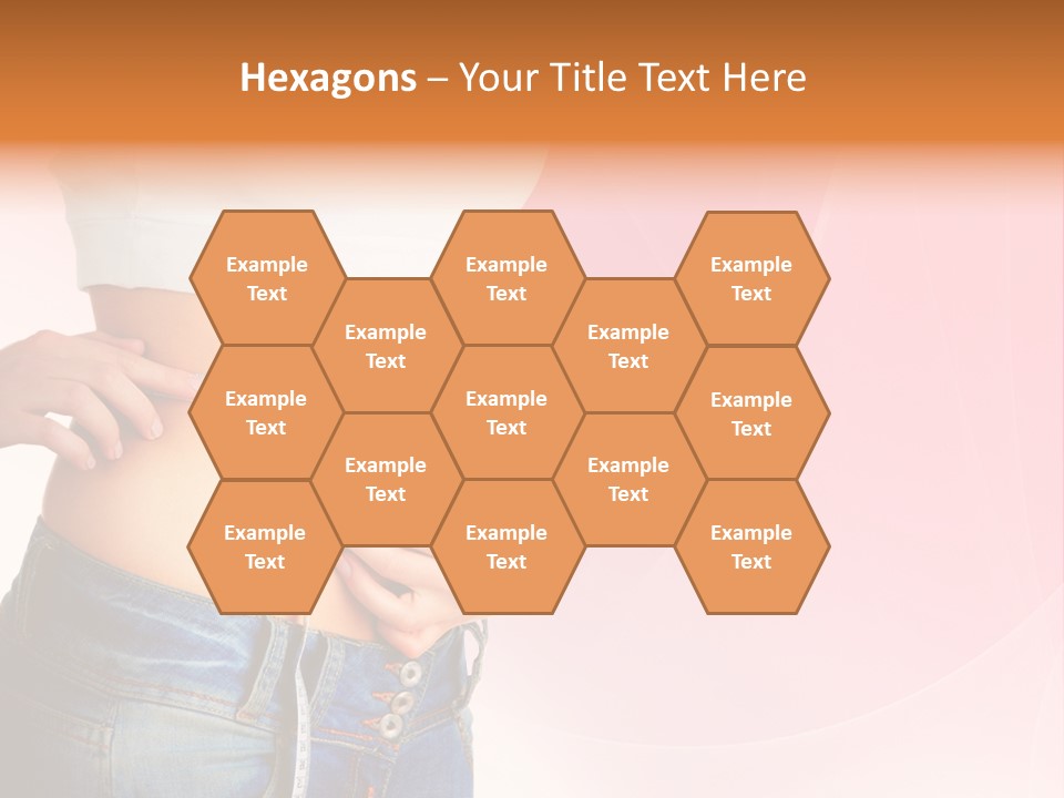 Thin Nutrition Waistline PowerPoint Template