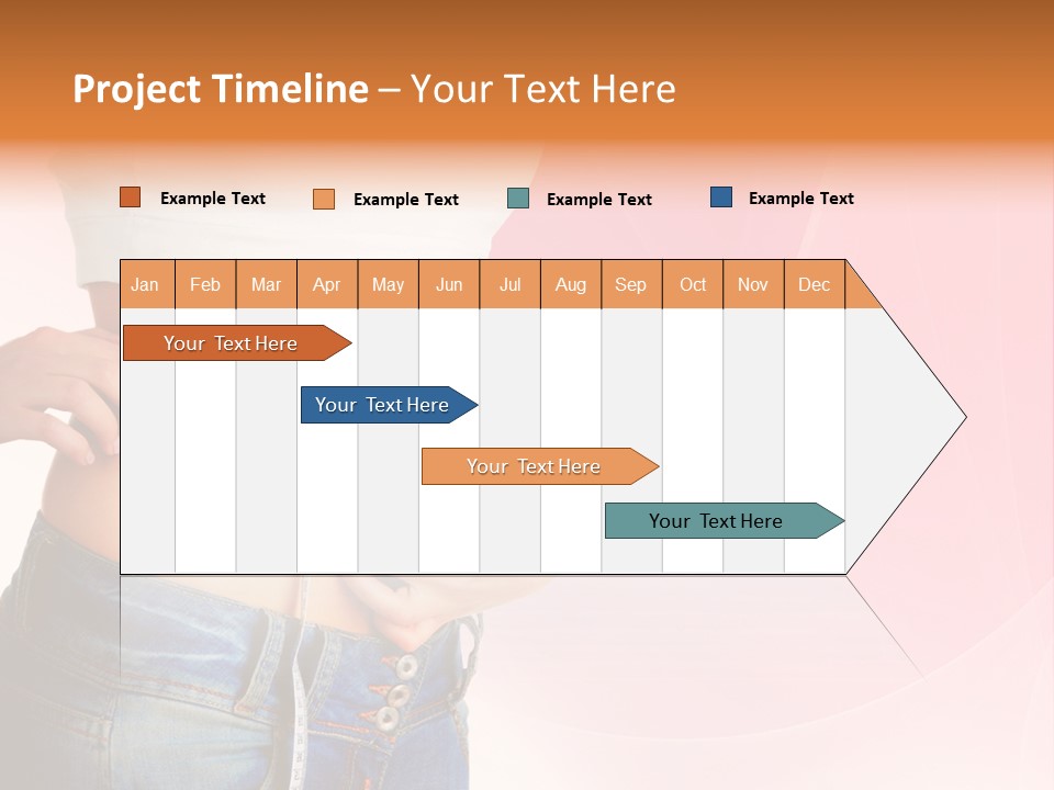 Thin Nutrition Waistline PowerPoint Template