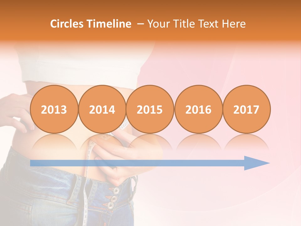 Thin Nutrition Waistline PowerPoint Template