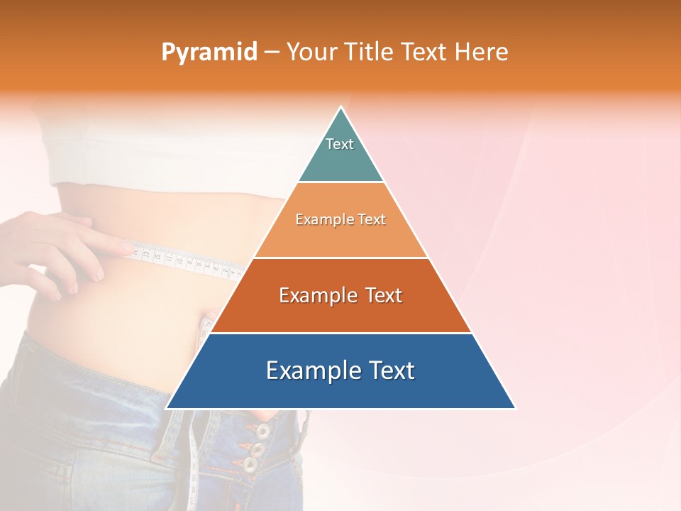 Thin Nutrition Waistline PowerPoint Template