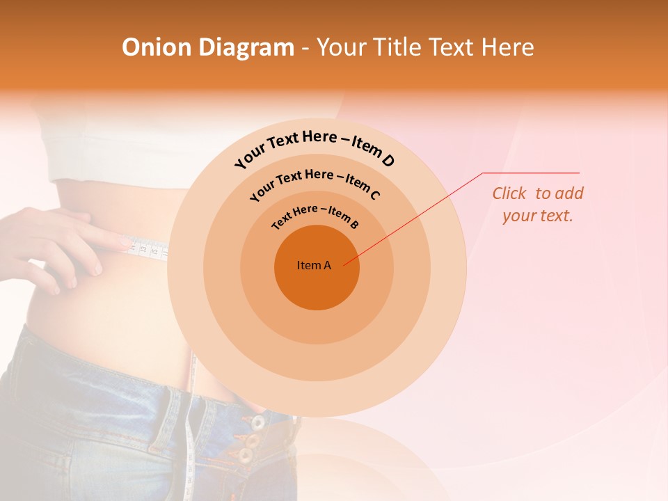 Thin Nutrition Waistline PowerPoint Template