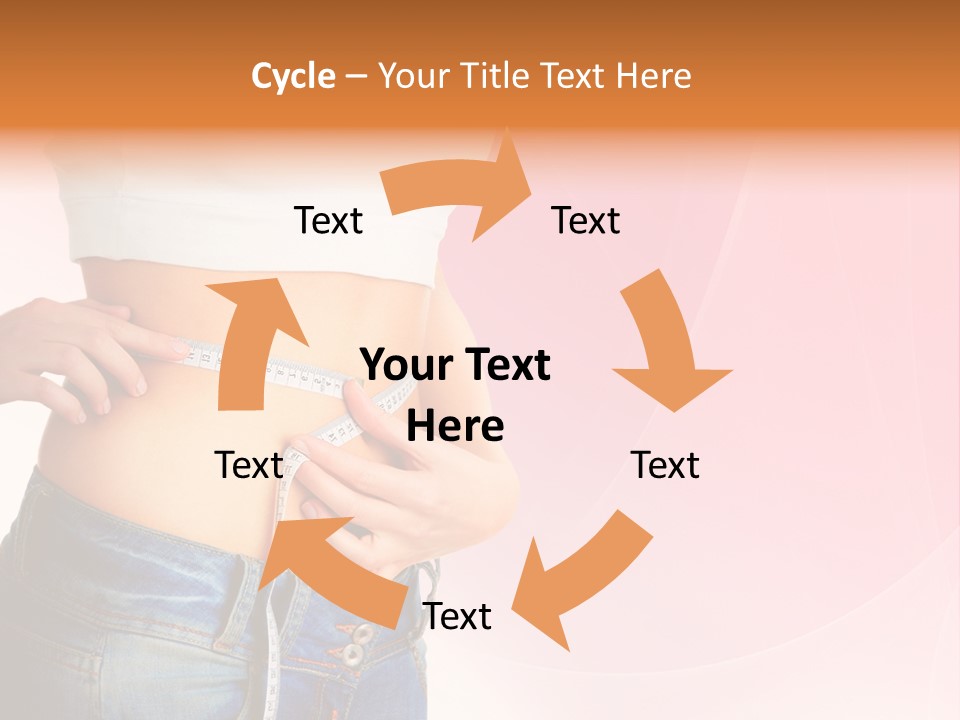 Thin Nutrition Waistline PowerPoint Template
