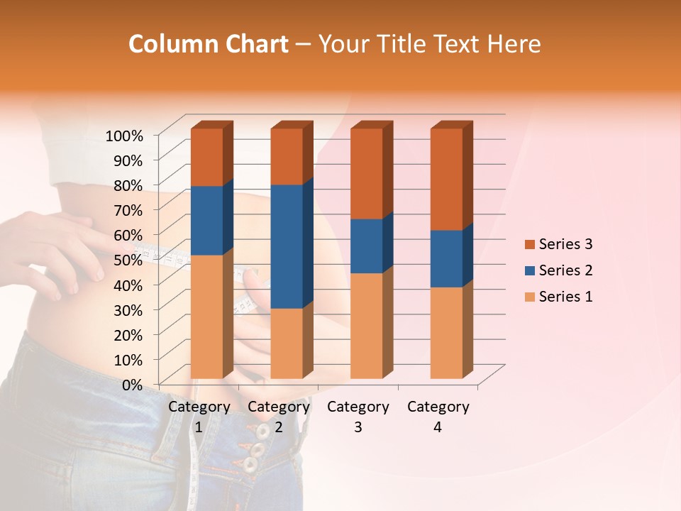 Thin Nutrition Waistline PowerPoint Template