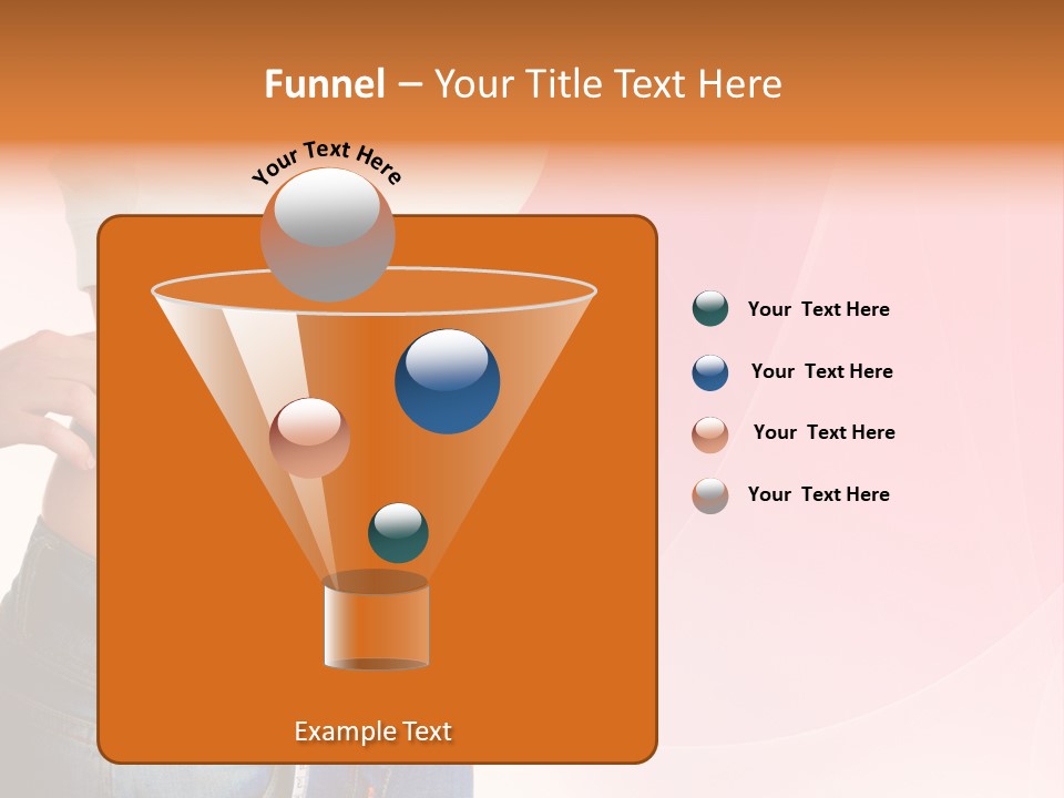 Thin Nutrition Waistline PowerPoint Template