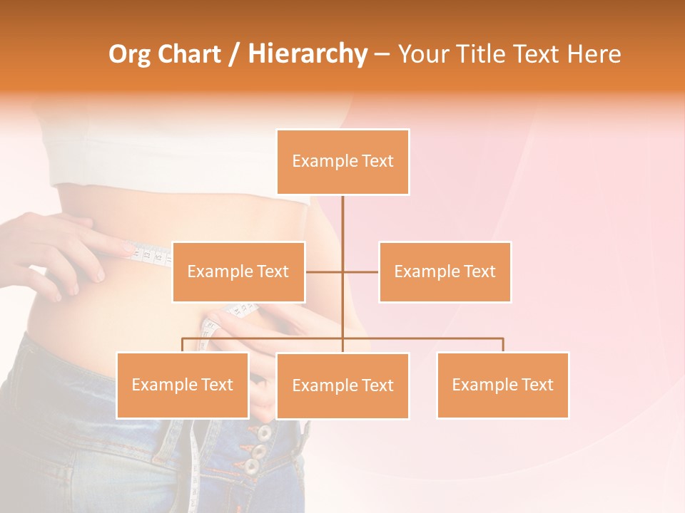 Thin Nutrition Waistline PowerPoint Template