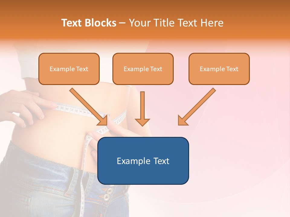 Thin Nutrition Waistline PowerPoint Template