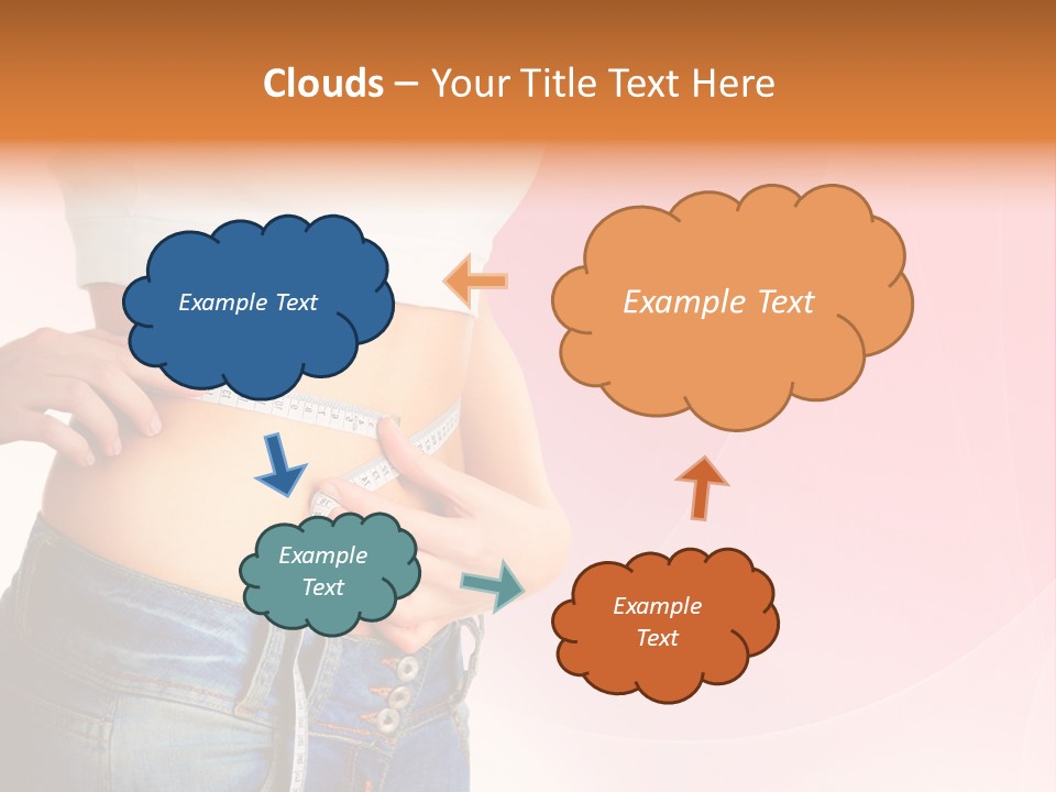 Thin Nutrition Waistline PowerPoint Template