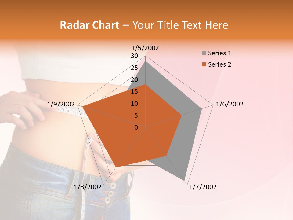 Thin Nutrition Waistline PowerPoint Template