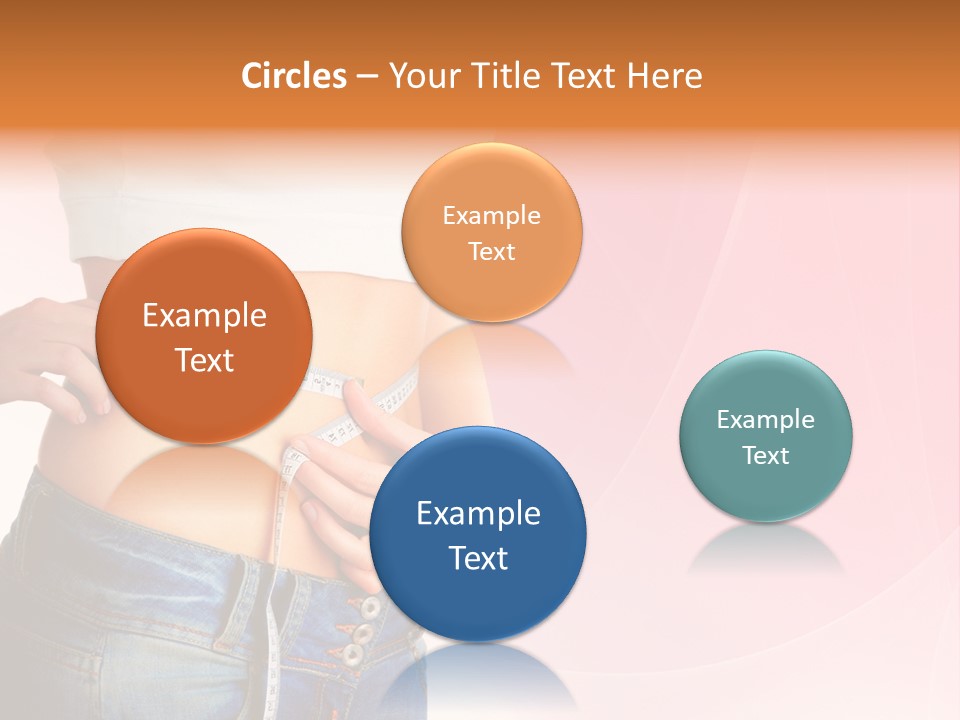 Thin Nutrition Waistline PowerPoint Template