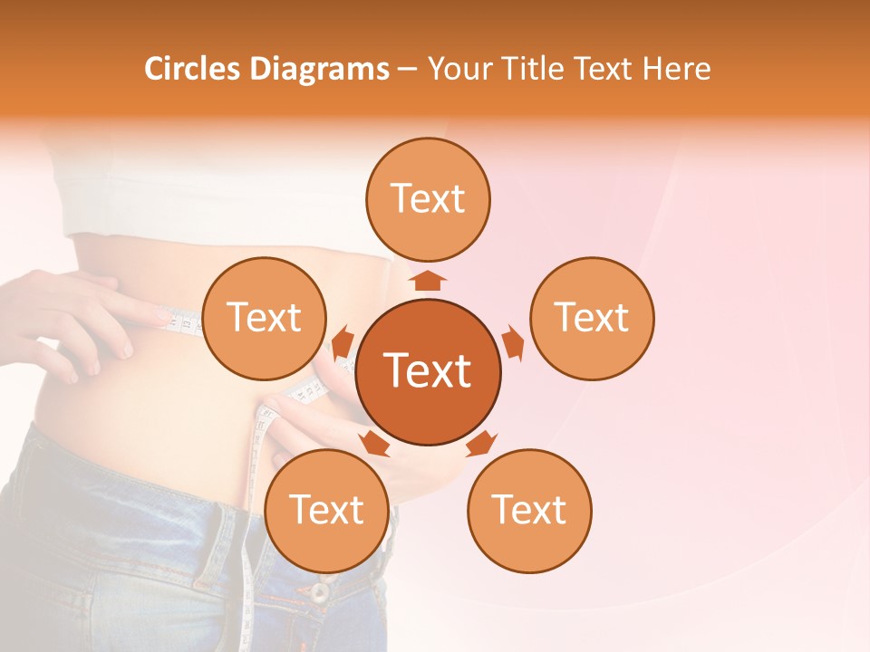 Thin Nutrition Waistline PowerPoint Template