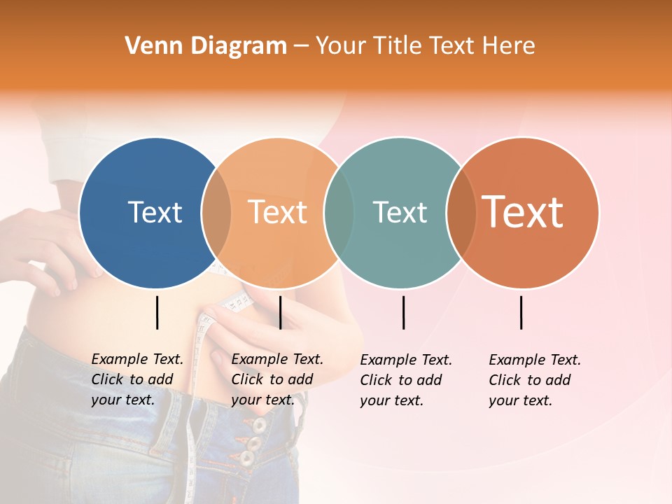 Thin Nutrition Waistline PowerPoint Template