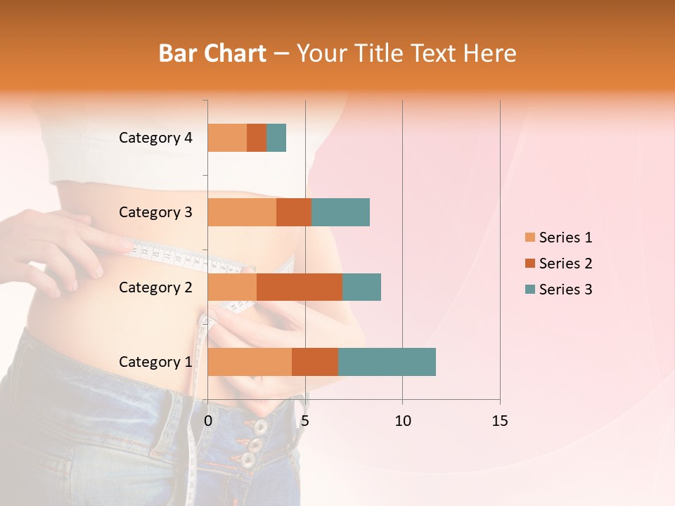 Thin Nutrition Waistline PowerPoint Template