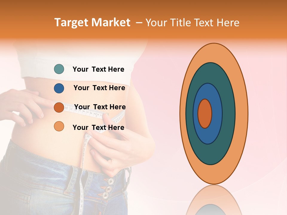 Thin Nutrition Waistline PowerPoint Template