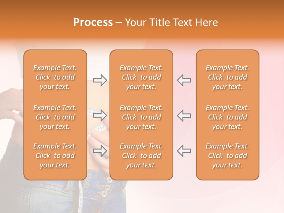 Thin Nutrition Waistline PowerPoint Template