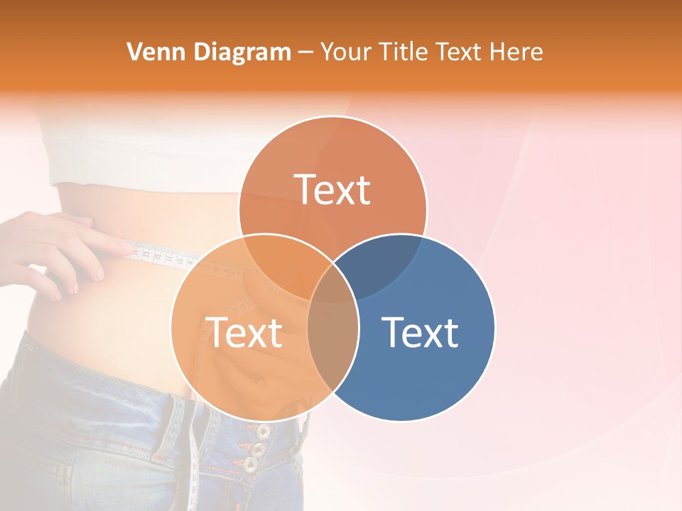 Thin Nutrition Waistline PowerPoint Template