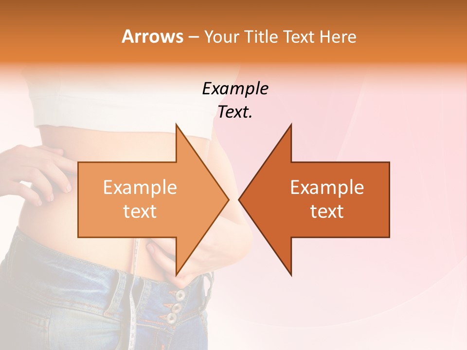 Thin Nutrition Waistline PowerPoint Template