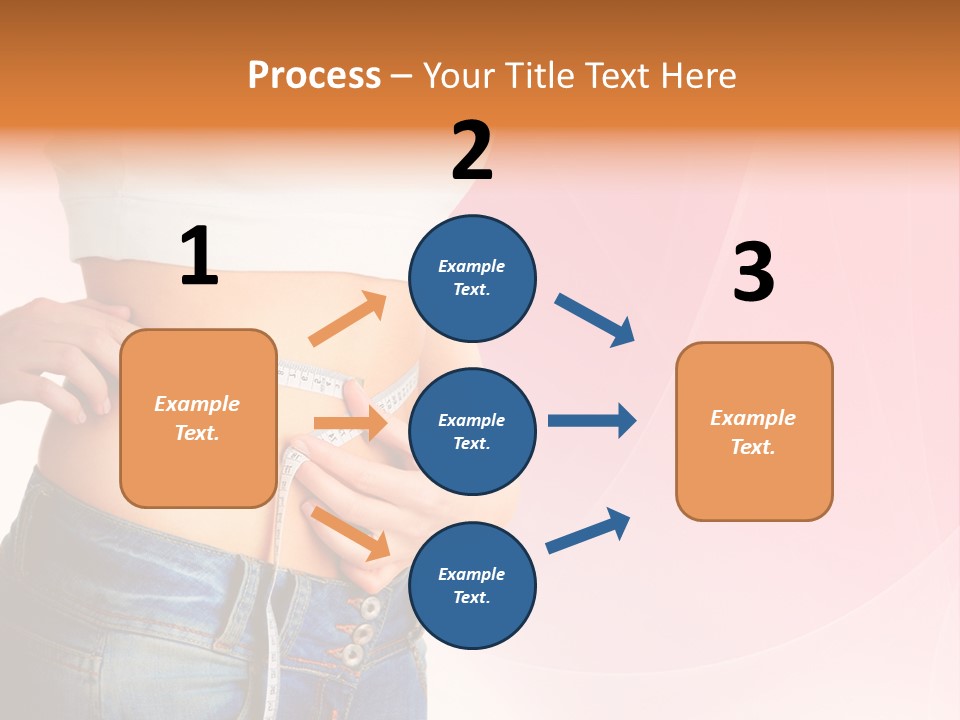 Thin Nutrition Waistline PowerPoint Template