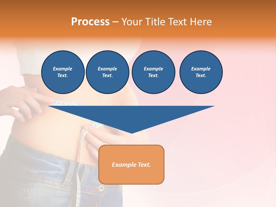 Thin Nutrition Waistline PowerPoint Template