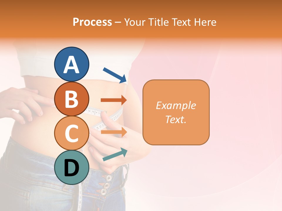 Thin Nutrition Waistline PowerPoint Template