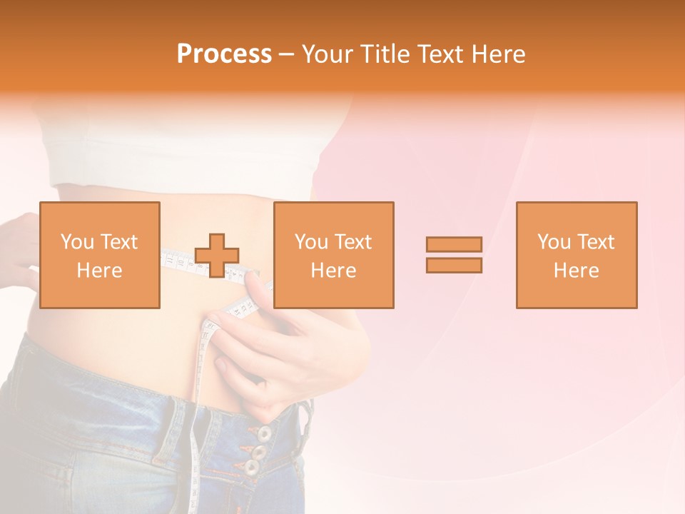 Thin Nutrition Waistline PowerPoint Template