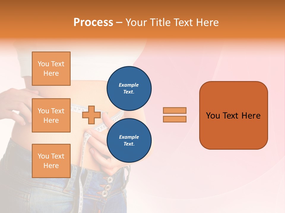Thin Nutrition Waistline PowerPoint Template