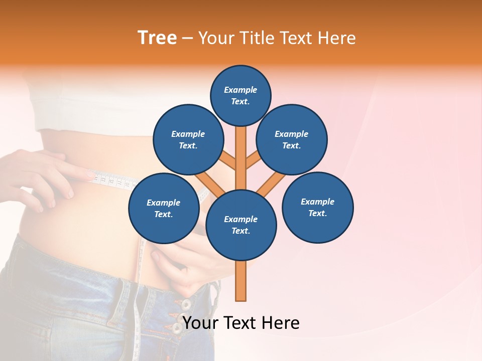 Thin Nutrition Waistline PowerPoint Template