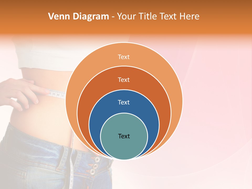 Thin Nutrition Waistline PowerPoint Template