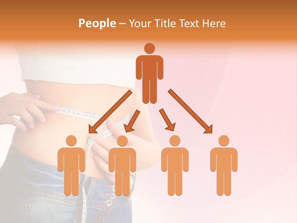 Thin Nutrition Waistline PowerPoint Template