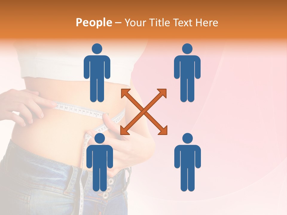 Thin Nutrition Waistline PowerPoint Template