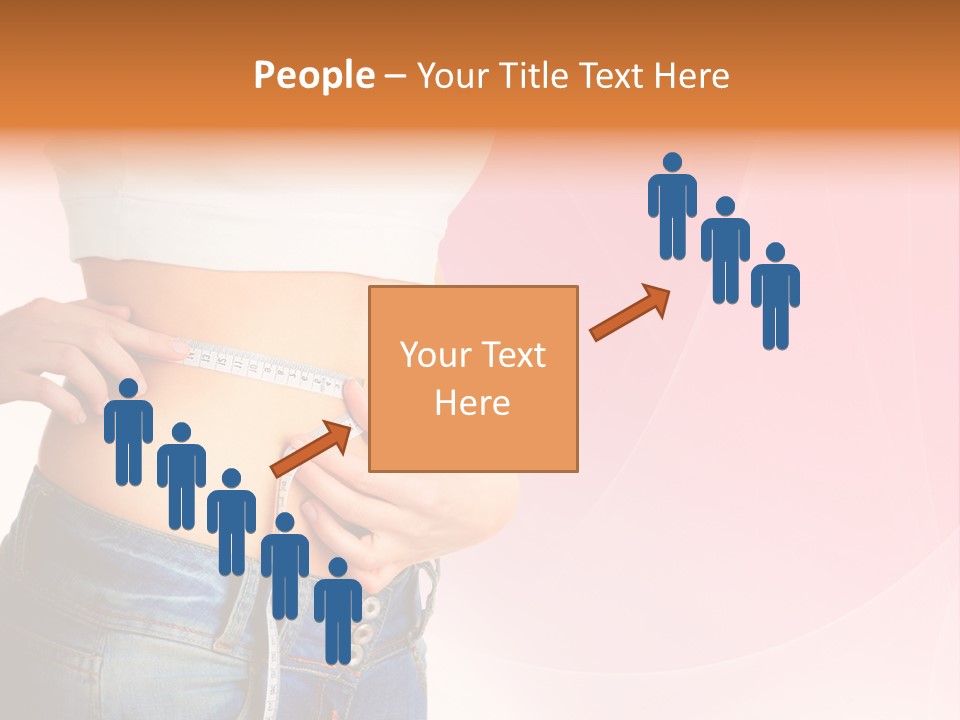 Thin Nutrition Waistline PowerPoint Template