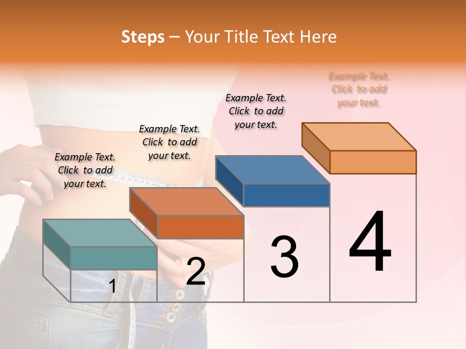 Thin Nutrition Waistline PowerPoint Template