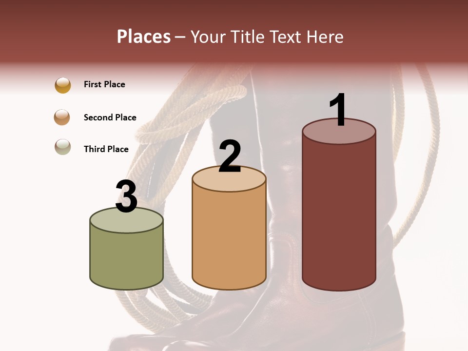 Stictching Twist Leather PowerPoint Template