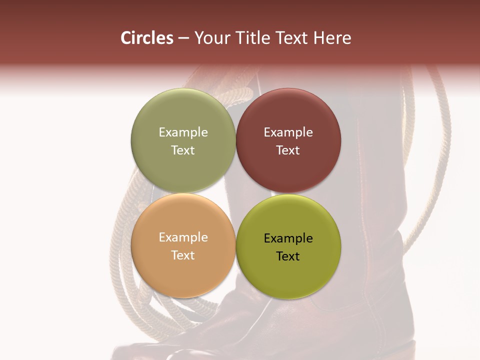 Stictching Twist Leather PowerPoint Template