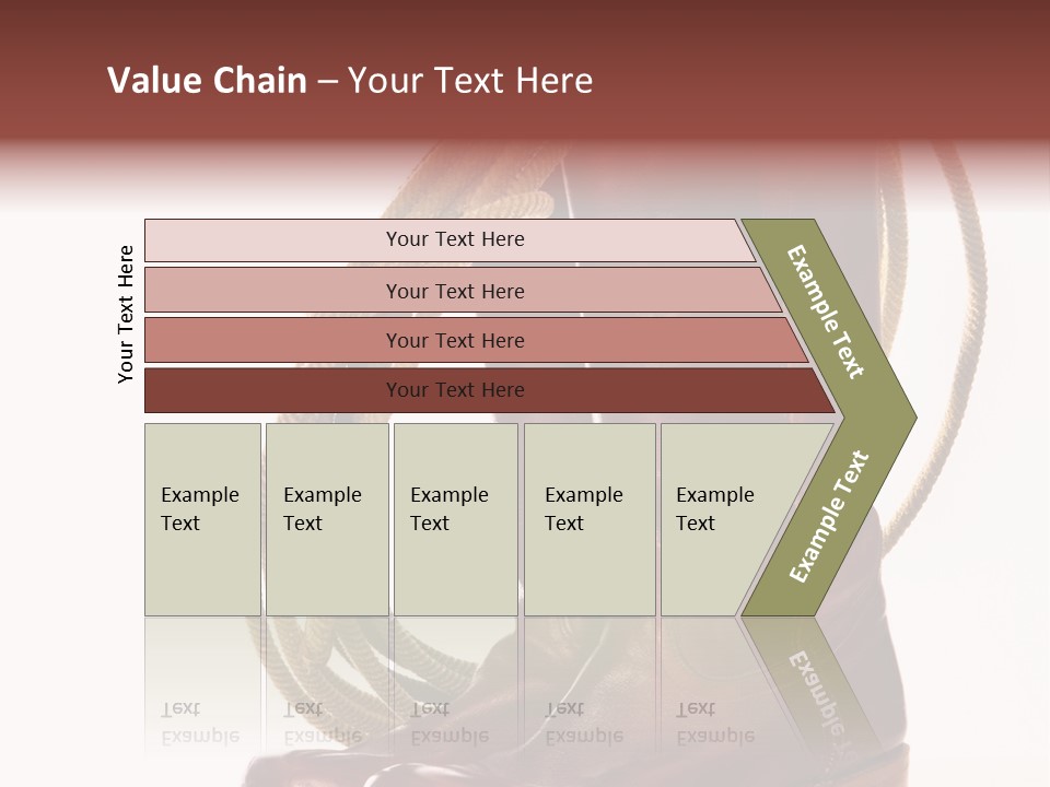 Stictching Twist Leather PowerPoint Template