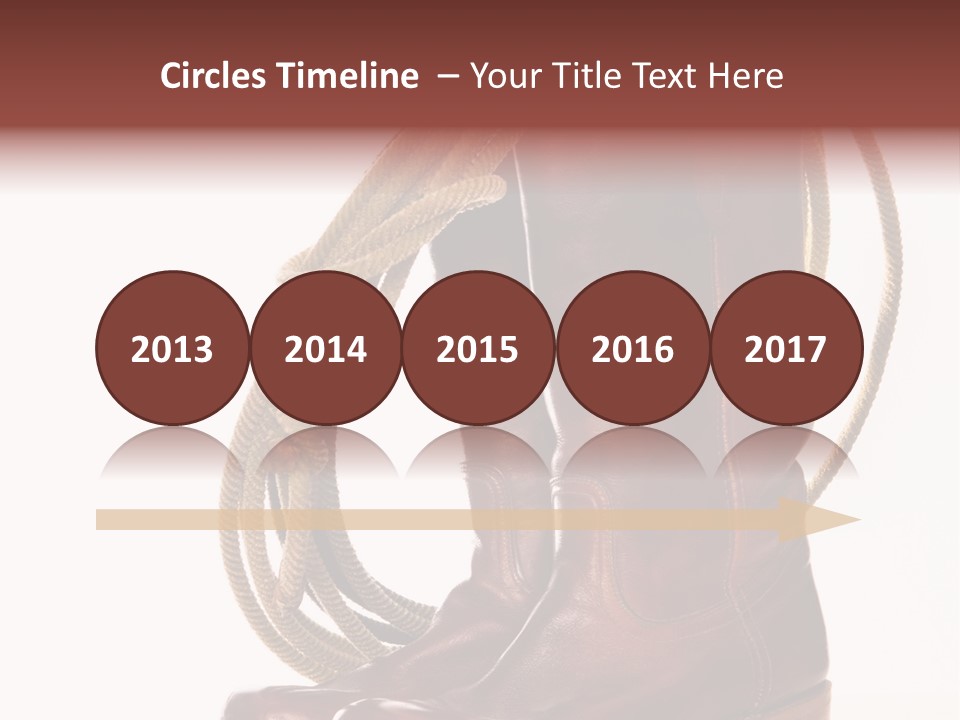 Stictching Twist Leather PowerPoint Template