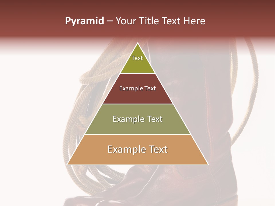 Stictching Twist Leather PowerPoint Template