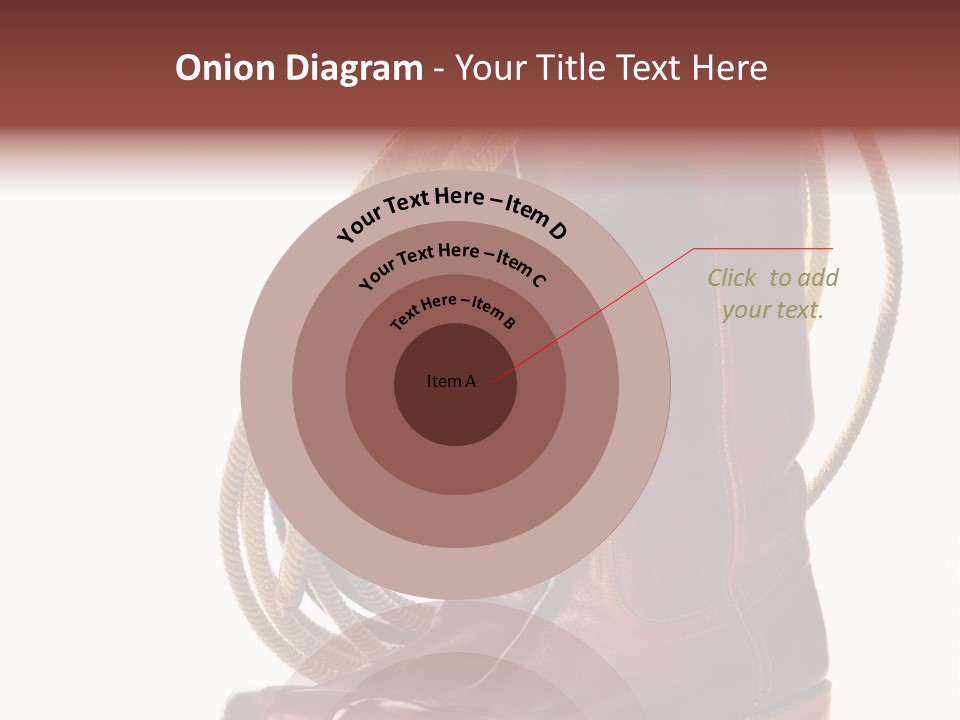 Stictching Twist Leather PowerPoint Template