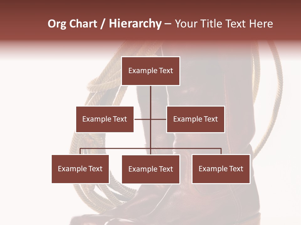 Stictching Twist Leather PowerPoint Template