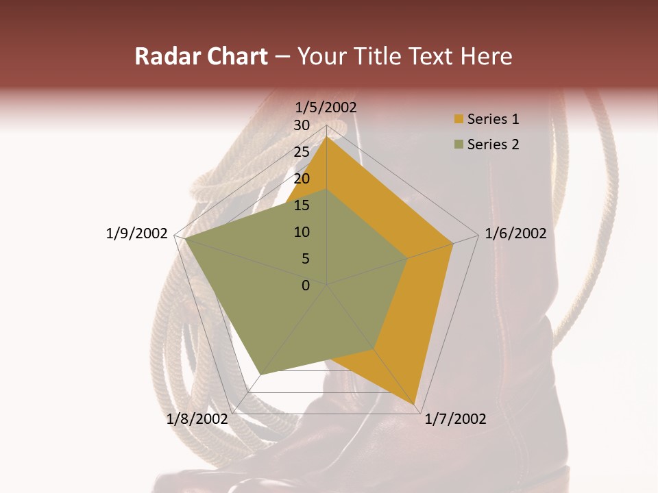 Stictching Twist Leather PowerPoint Template