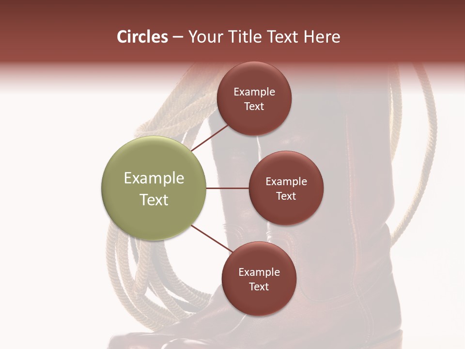 Stictching Twist Leather PowerPoint Template