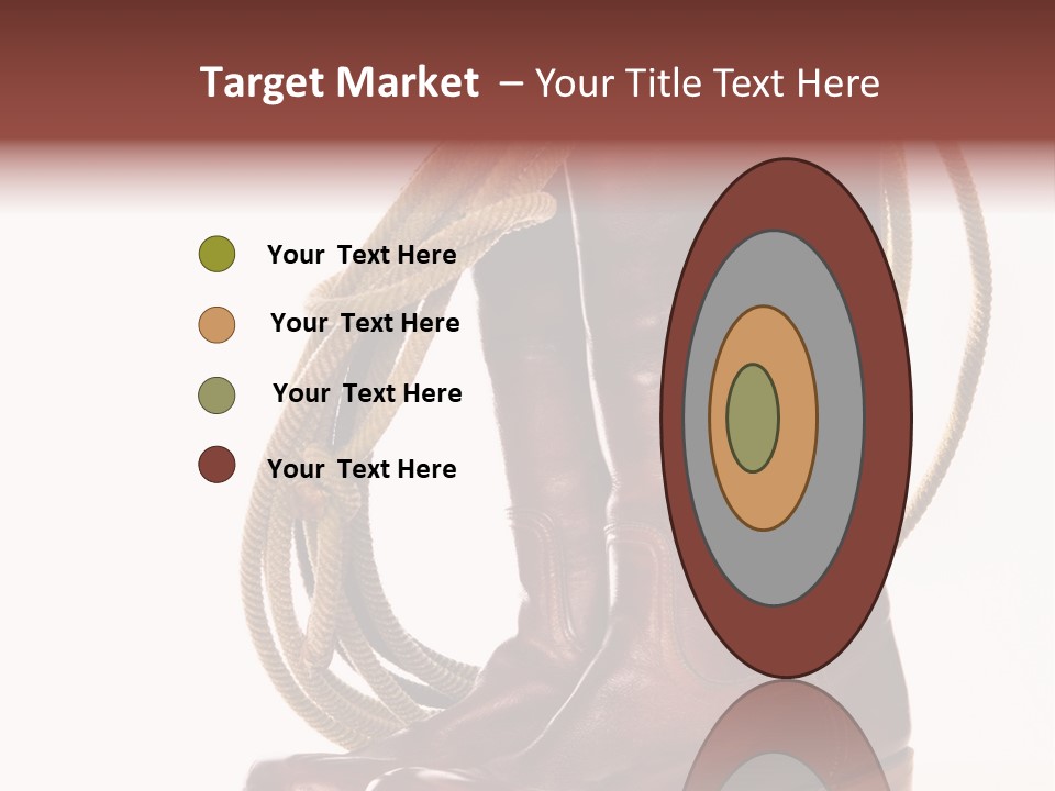 Stictching Twist Leather PowerPoint Template