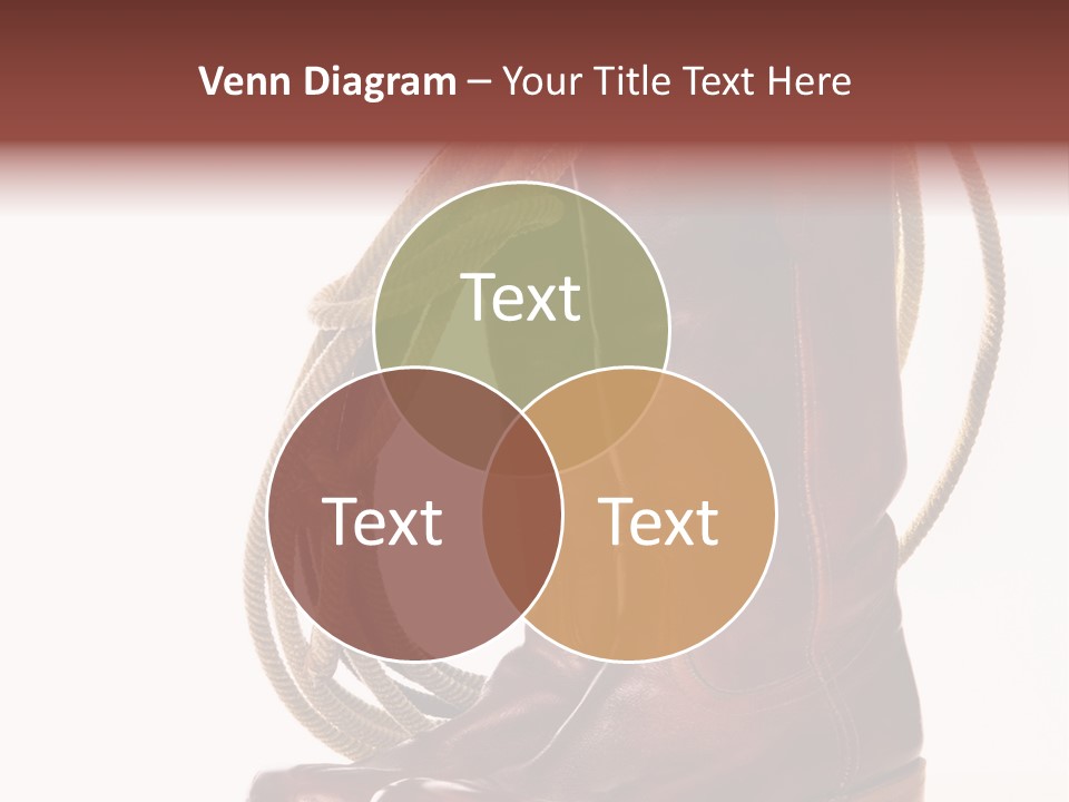 Stictching Twist Leather PowerPoint Template