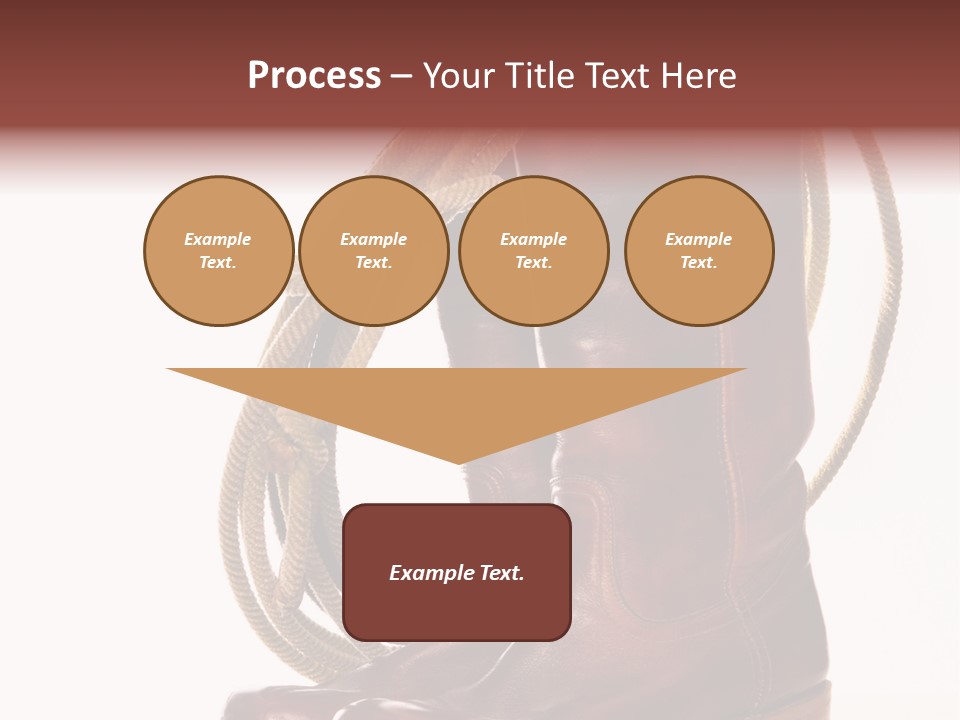 Stictching Twist Leather PowerPoint Template